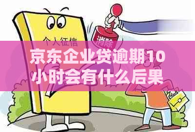 京东企业贷逾期10小时会有什么后果