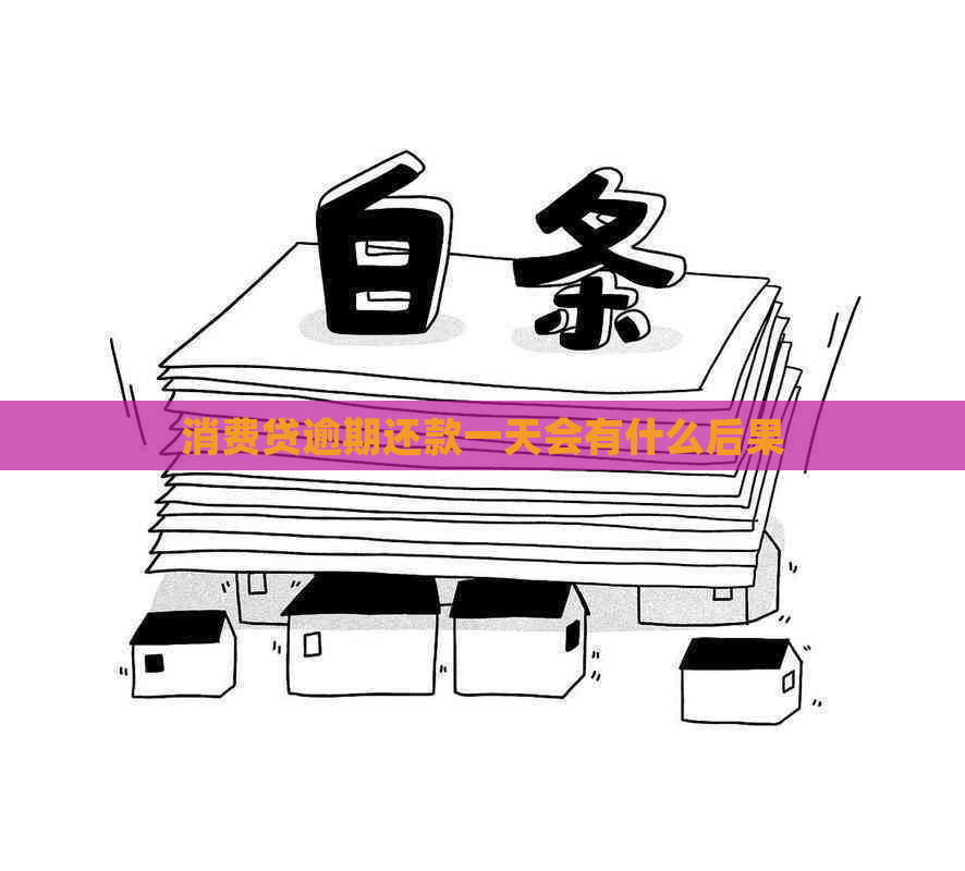 消费贷逾期还款一天会有什么后果