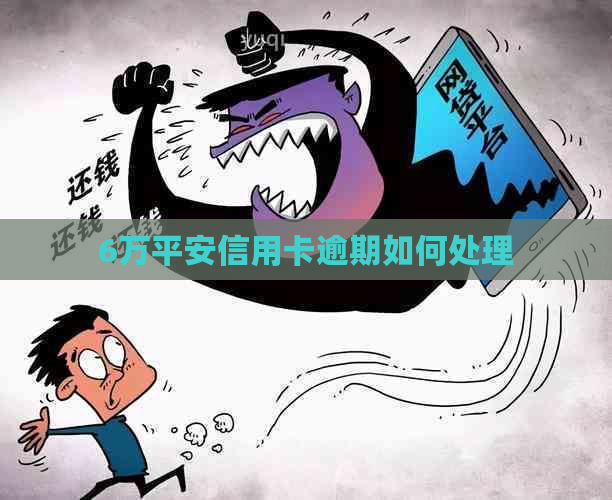 6万平安信用卡逾期如何处理