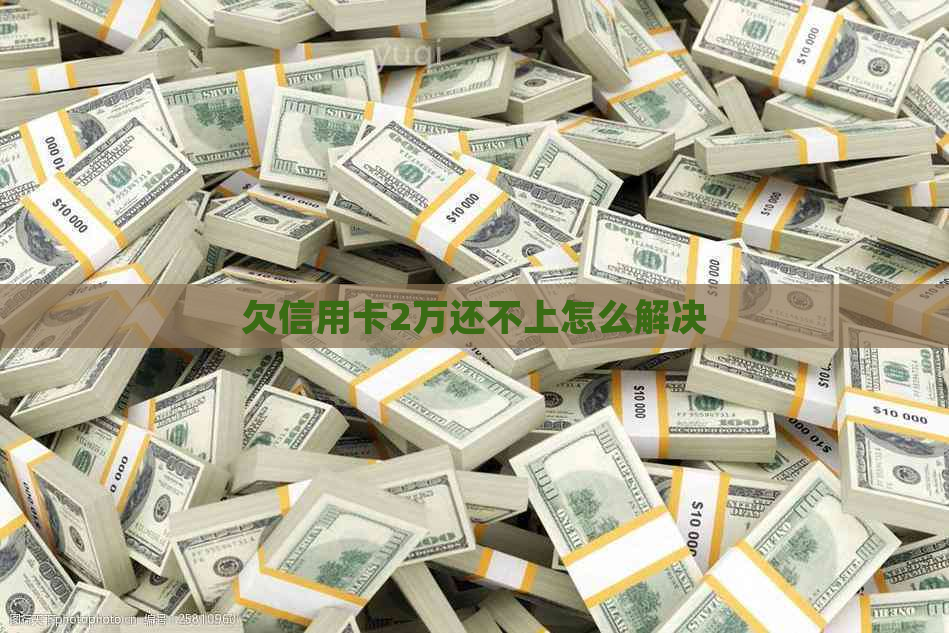 欠信用卡2万还不上怎么解决
