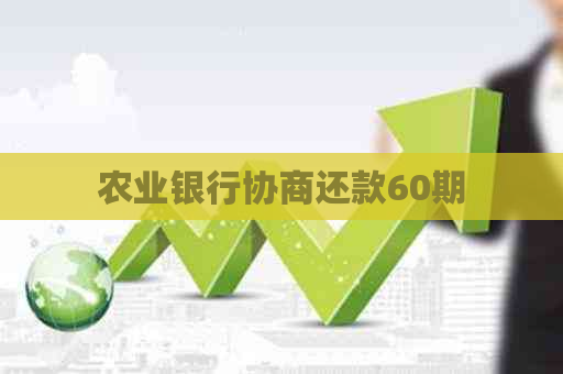 农业银行协商还款60期