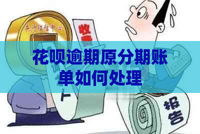 白条逾期原分期账单如何处理