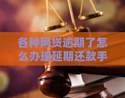 各种网贷逾期了怎么办理延期还款手续是什么