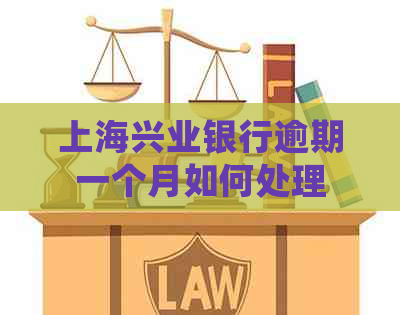 上海兴业银行逾期一个月如何处理