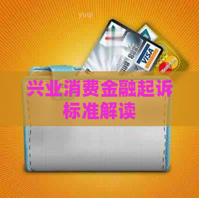 兴业消费金融起诉标准解读