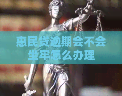 惠民贷逾期会不会坐牢怎么办理
