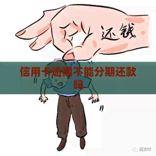 信用卡逾期不能分期还款吗