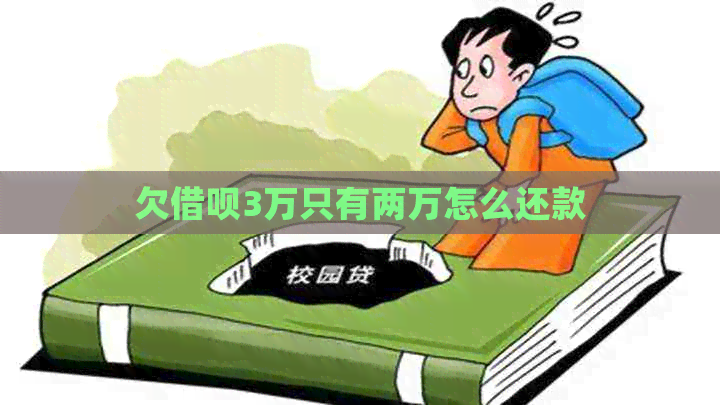 欠信用卡3万只有两万怎么还款
