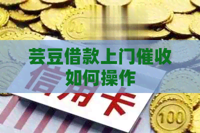 芸豆借款上门如何操作
