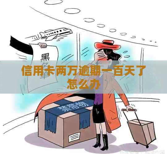 信用卡两万逾期一百天了怎么办