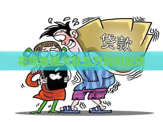 白条逾期欠款五万如何处理