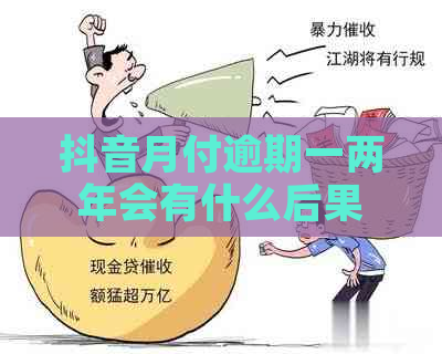 抖音月付逾期一两年会有什么后果