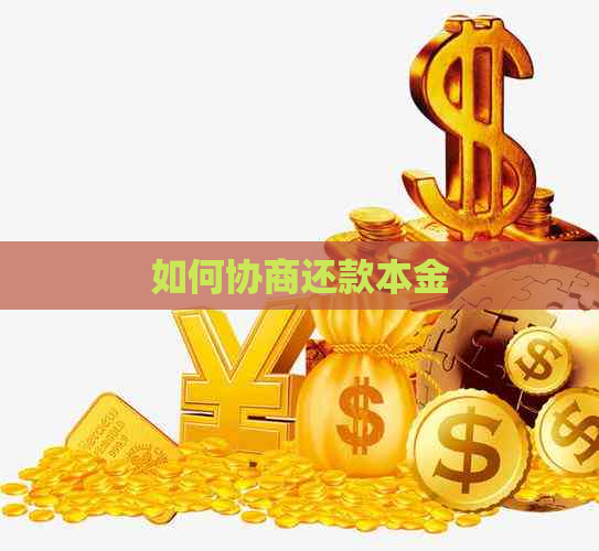 如何协商还款本金