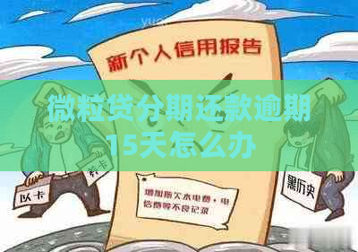 微粒贷分期还款逾期15天怎么办