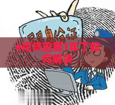 e招贷逾期1年了如何解决