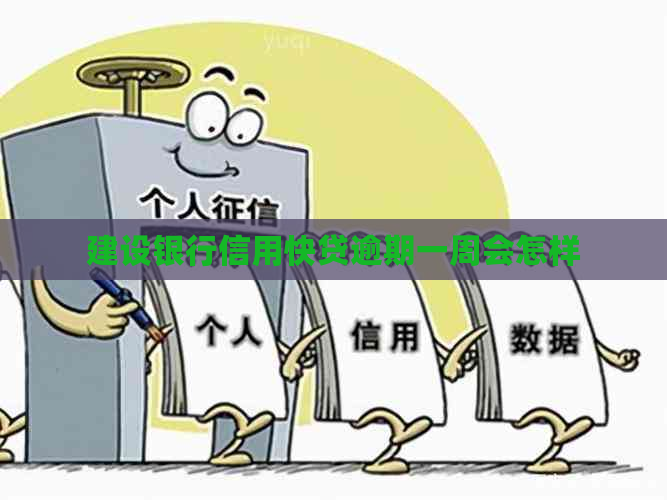 建设银行信用快贷逾期一周会怎样