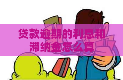 贷款逾期的利息和滞纳金怎么算