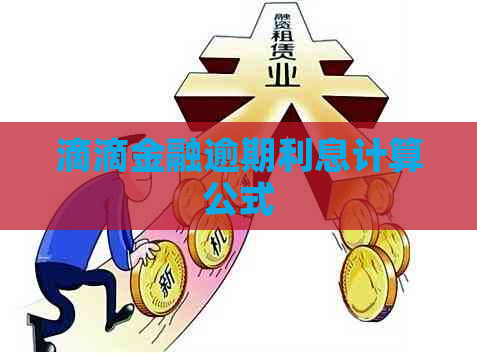 滴滴金融逾期利息计算公式