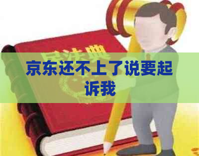 京东还不上了说要起诉我