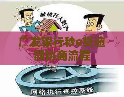 广发银行秒e贷逾期协商流程