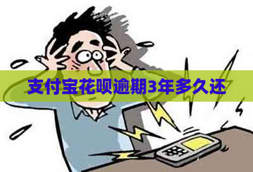 支付宝花呗逾期3年多久还