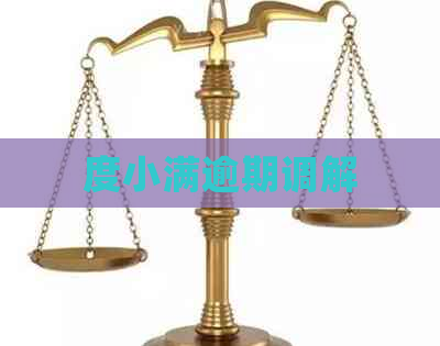度小满逾期调解