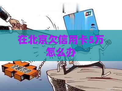 在北京欠信用卡5万怎么办 在北京欠信用卡5万怎么办