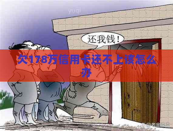 欠178万信用卡还不上该怎么办