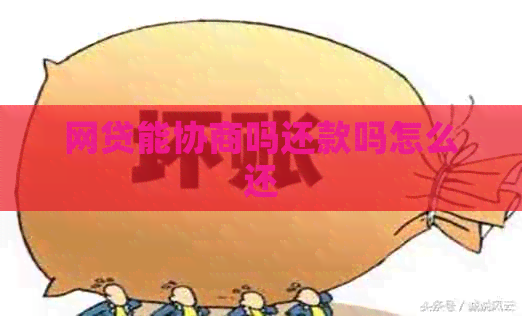 网贷能协商吗还款吗怎么还