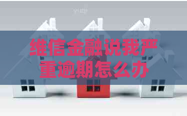 维信金融说我严重逾期怎么办