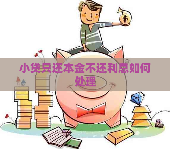 小贷只还本金不还利息如何处理