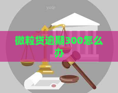 微粒贷逾期300怎么办
