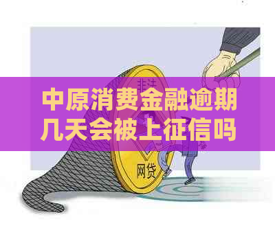 中原消费金融逾期几天会被上吗