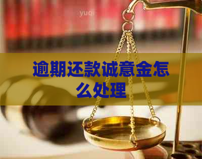 逾期还款诚意金怎么处理