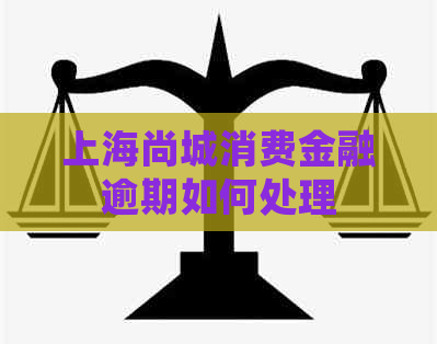 上海尚城消费金融逾期如何处理