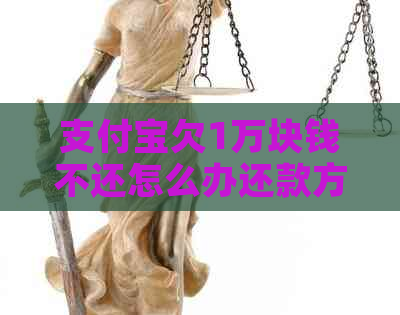 支付宝欠1万块钱不还怎么办还款方法有哪些