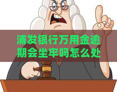 浦发银行万用金逾期会坐牢吗怎么处理