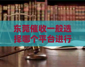 东莞一般选择哪个平台进行操作