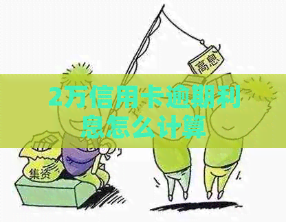 2万信用卡逾期利息怎么计算