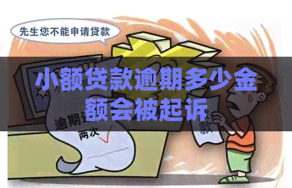 小额贷款逾期多少金额会被起诉