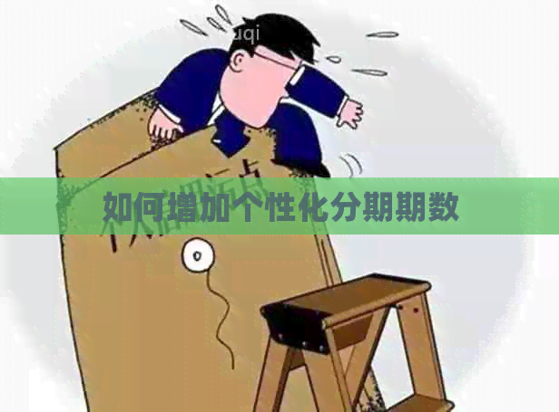 如何增加个性化分期期数