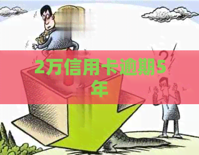 2万信用卡逾期5年