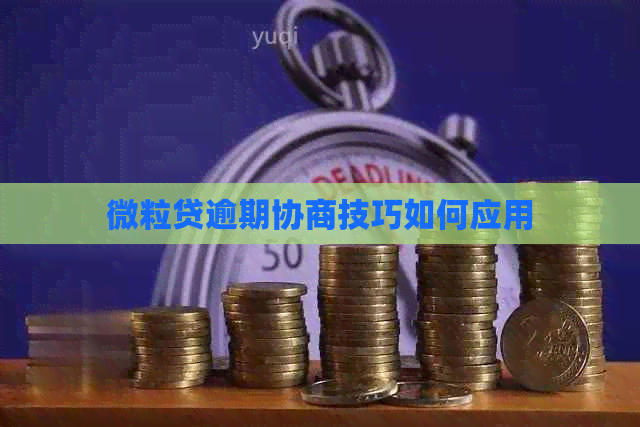 微粒贷逾期协商技巧如何应用