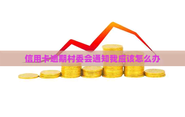 信用卡逾期村委会通知我应该怎么办