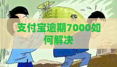 信用卡逾期7000如何解决