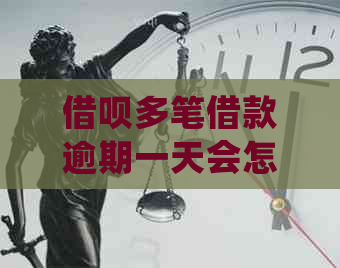 信用卡多笔借款逾期一天会怎样处理