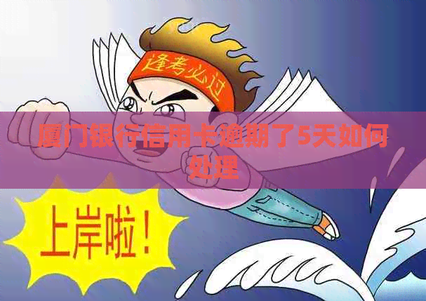 厦门银行信用卡逾期了5天如何处理