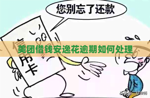 美团借钱安逸花逾期如何处理