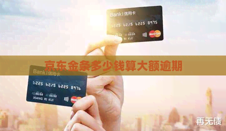 京东金条多少钱算大额逾期