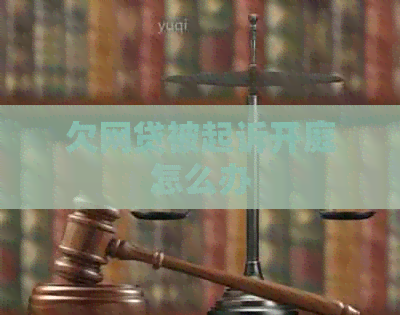 欠网贷被起诉开庭怎么办